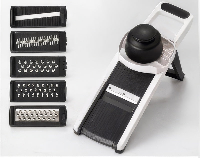 5-in-1 Vegetable Cutter & Slicer – Multifunctional Stainless Steel Kitchen Vegetable Chopper for Onion, Potato, Carrot & Salad